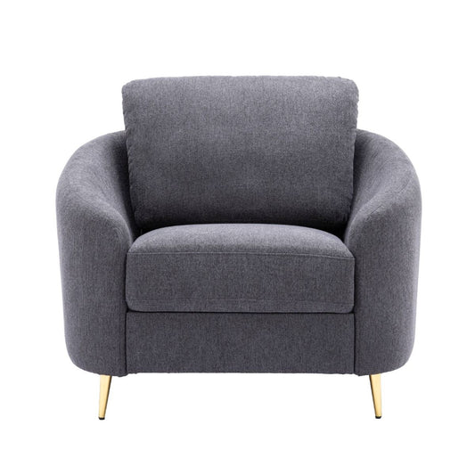 Yuina - Chair - Gray Linen
