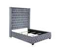 Rocori - Upholstered Wingback Bed