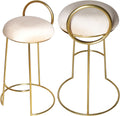 Ring - Counter Stool with Gold Legs