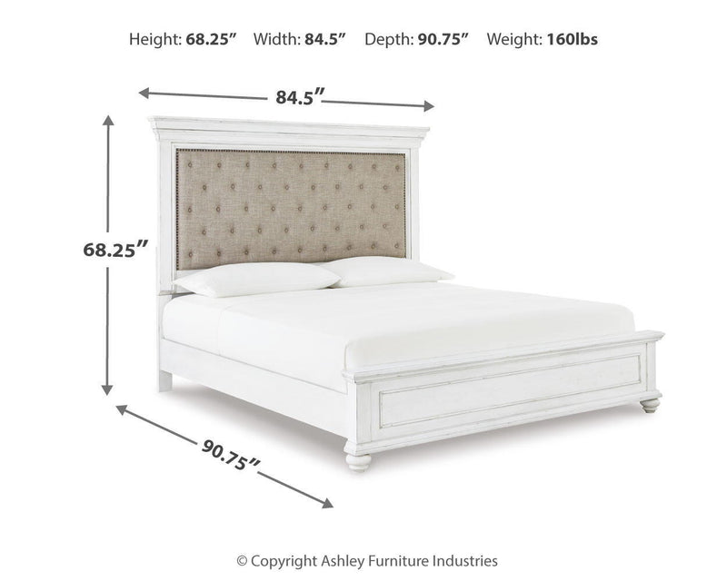 Kanwyn - Upholstered Panel Bed