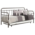 Livingston - Metal Twin Daybed With Trundle - Dark Bronze