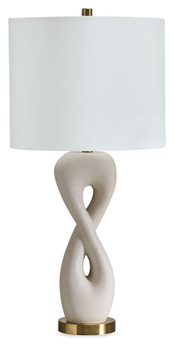 Judrich - White / Gold Finish - Poly Table Lamp