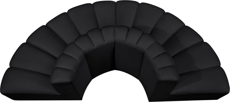 Arc - Faux Leather 4 Piece Modular Sofa