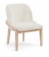 Navo - Faux Leather Upholstered Dining Chair - Natural Base