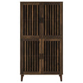 Elouise - 4-Door Engineered Wood Tall Accent Cabinet - Dark Pine