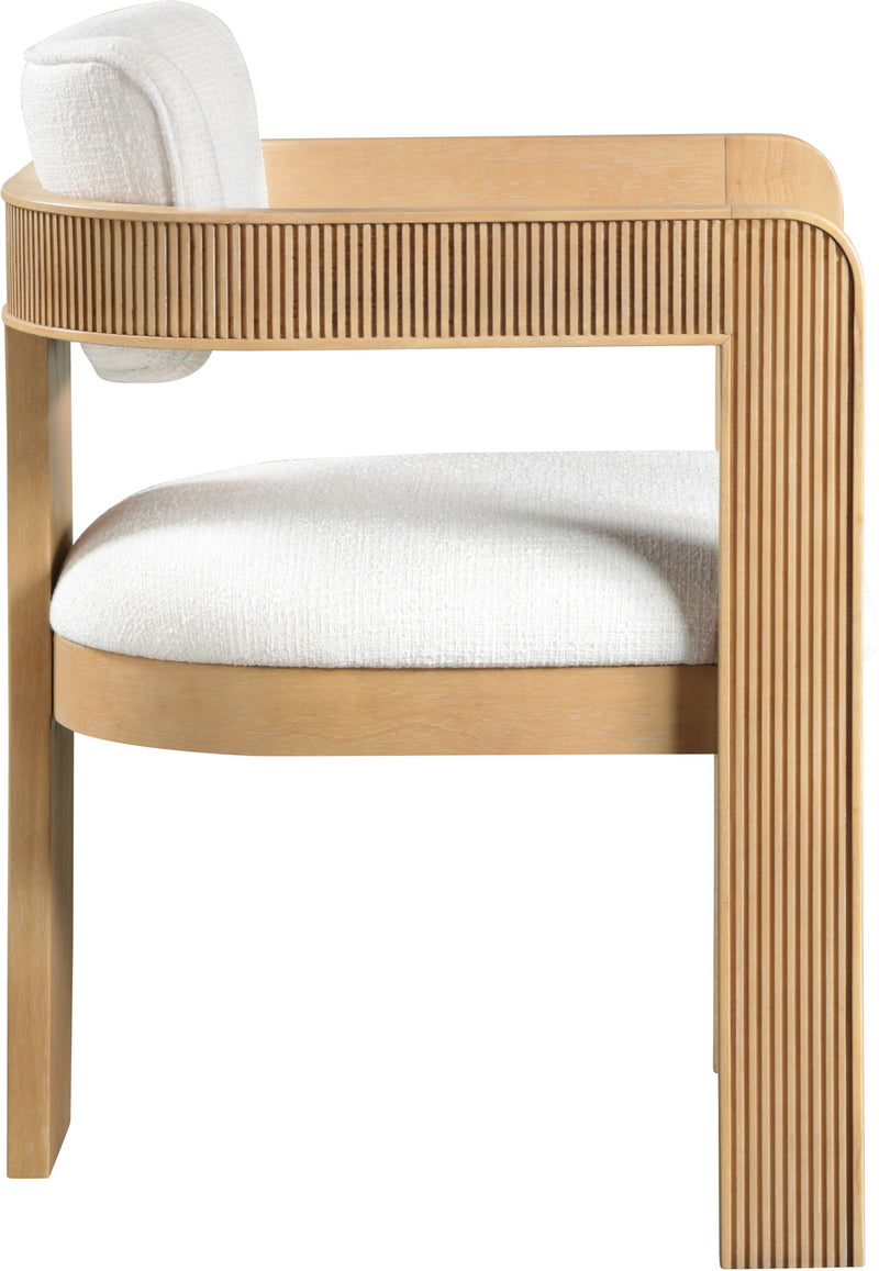 Sacha - Linen Dining Chair With Natural Base (Set of 2)