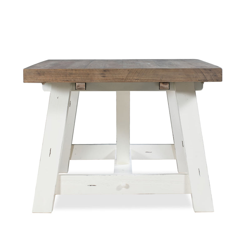 Chester - Dining Table 78" - Distressed White