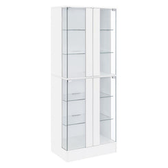 Cabra - 4-door LED Curio Display Cabinet