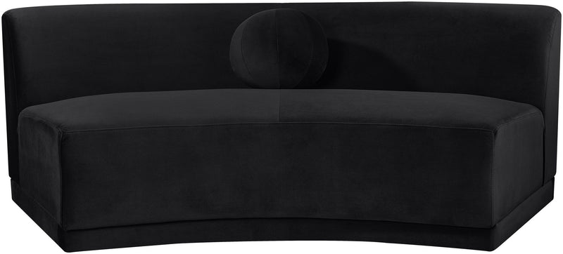 Avra - Velvet Performance Fabric Upholstered Armless Sofa