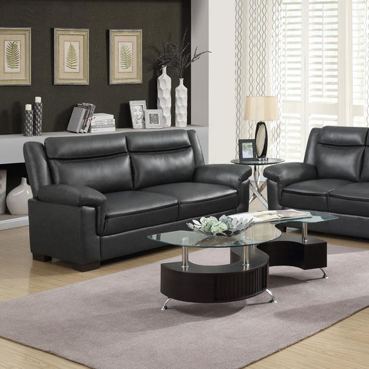 Arabella - Upholstered Padded Arm Sofa - Gray