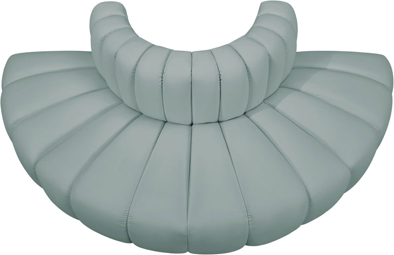 Arc - Faux Leather 4 Piece Modular Sofa