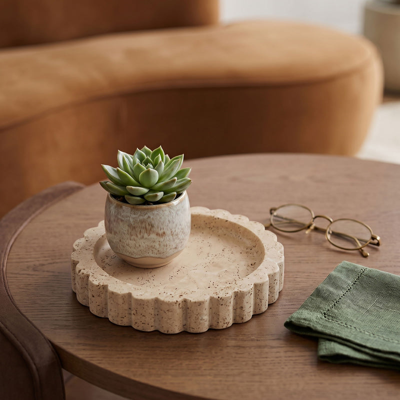 Ricardo - Travertine Tray