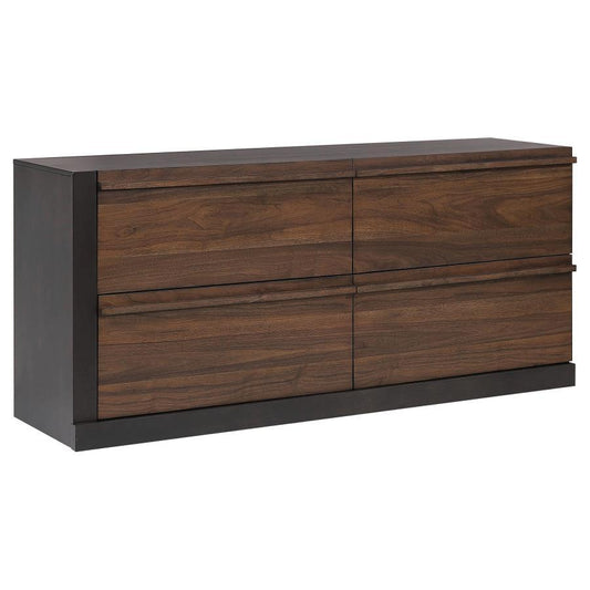 Azalia - 4-Drawer Dresser - Walnut