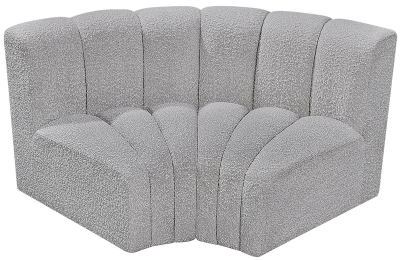 Arc - Boucle Fabric 2 Piece Modular Sofa