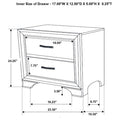 Beaumont - 2-Drawer Nightstand - Champagne