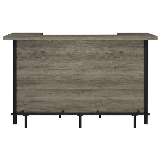 Bellemore - Freestanding Home Bar Wine Cabinet - Gray Driftwood