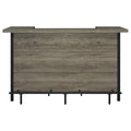 Bellemore - Freestanding Home Bar Wine Cabinet - Gray Driftwood