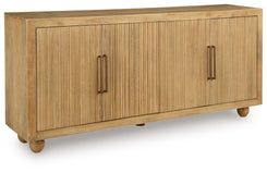Niam - Light Antique Beige - Accent Cabinet