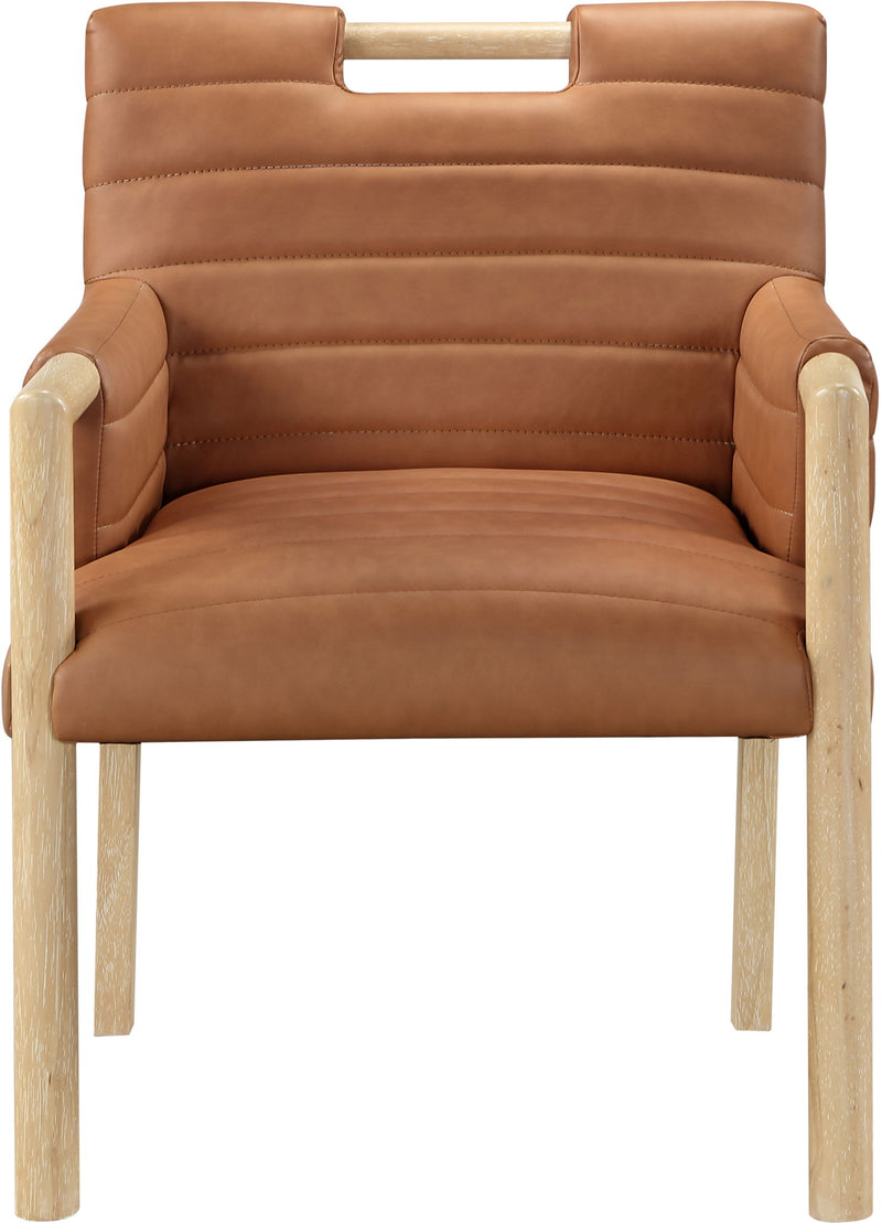 Aimee - Dining Arm Chair - Light Brown Legs