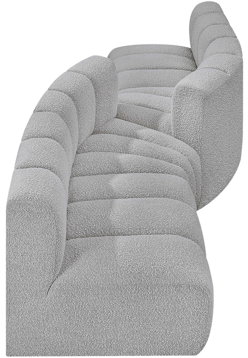 Arc - Boucle Fabric 4 Piece Sofa