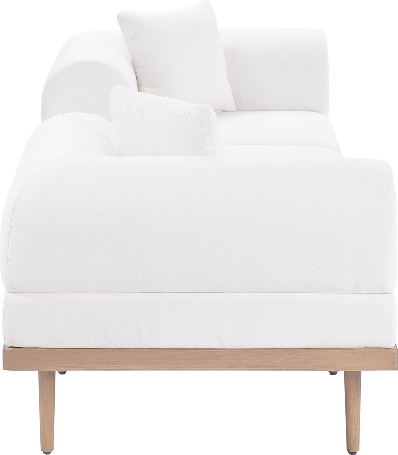 Laguna - 3 Piece 106.5" Outdoor Patio Modular Sofa With Backless Seat