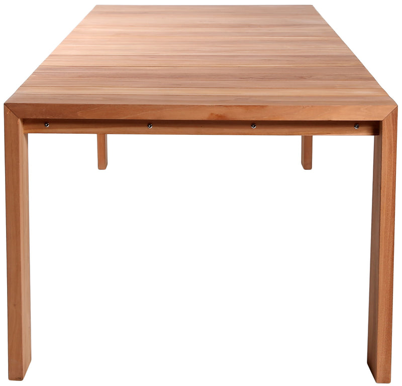 Tulum - Teak Outdoor Patio Dining Table - Natural