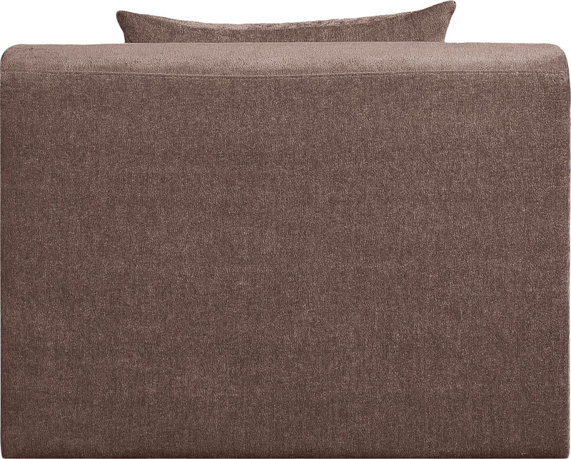 Stellar - Chenille Fabric Upholstered Modular Armless Chair