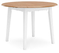 Gesthaven - Round Dining Room Drop Leaf Table Set