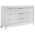 Marmore - 9-Drawer Dresser Cabinet - White