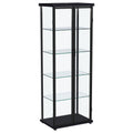 Aero - 5-Shelf Display Curio Cabinet With Led Lighting