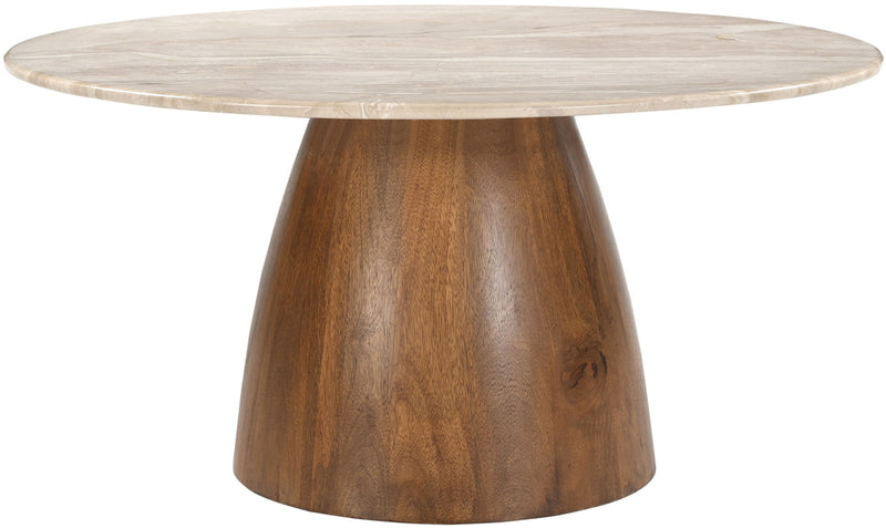 Liona - Marble And Mango Wood Table