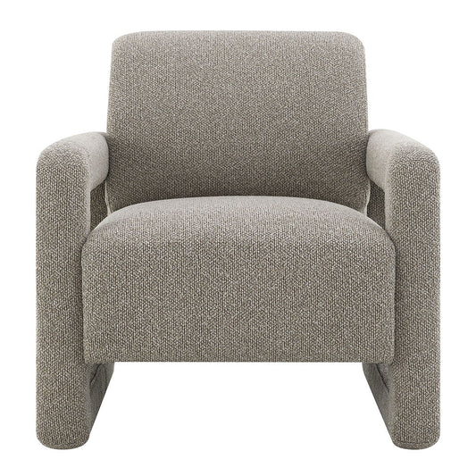 Glenda - Accent Chair - Gray Chenille