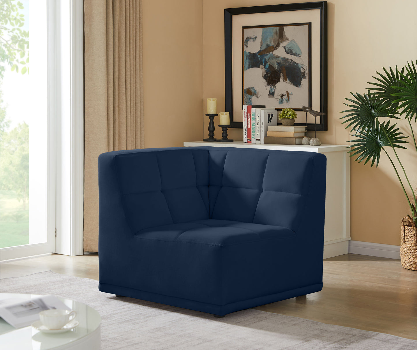 Relax - Corner Chair - Navy