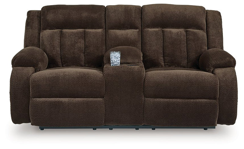 Observation Power Reclining Loveseat with Console