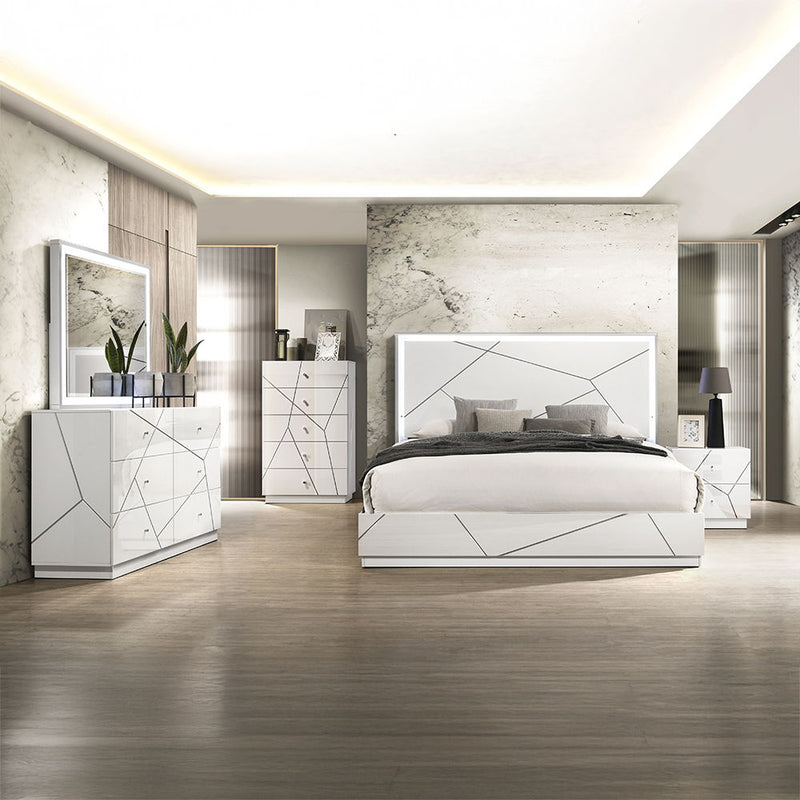 Esther - Bed With LED