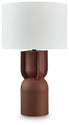 Rowandale - Brick Red - Metal Table Lamp