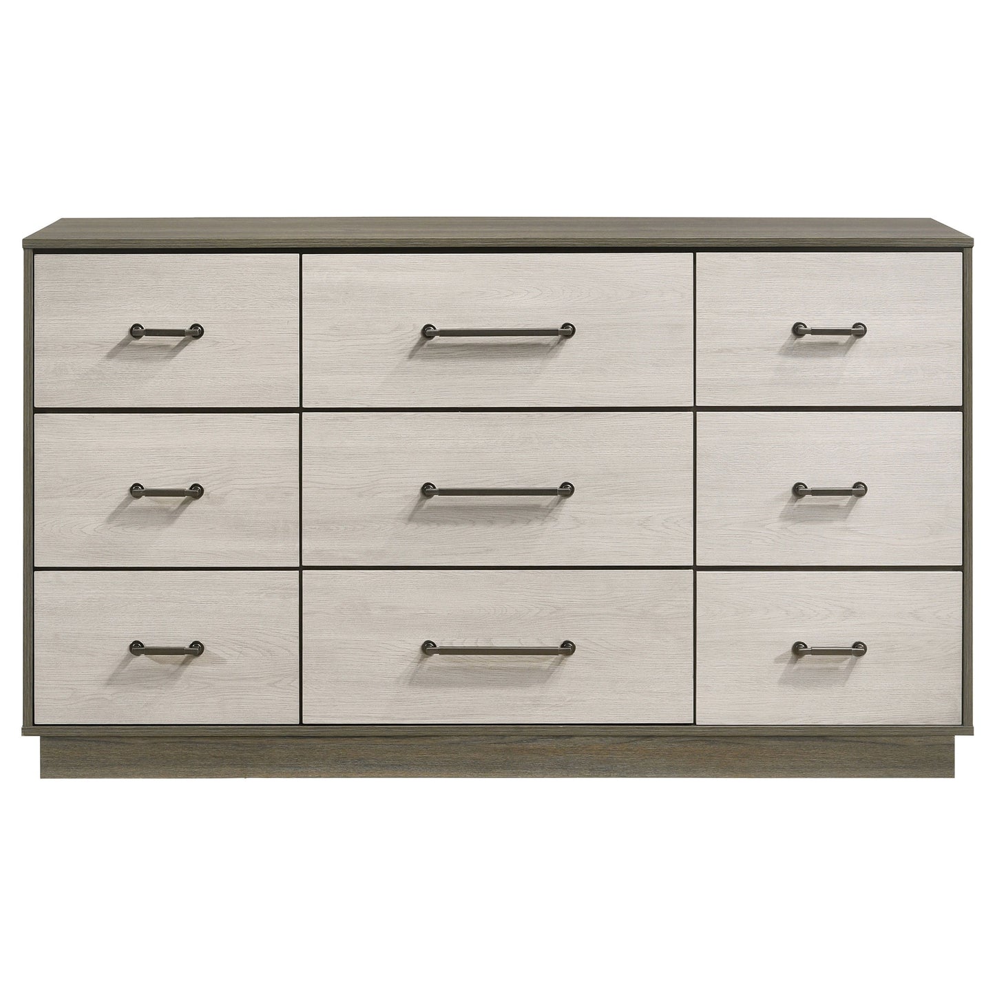 Fenwick - 9-Drawer Dresser - Gray Oak