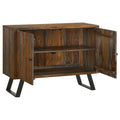 Mathis - Sled Base Accent Cabinet - Sheesham Gray