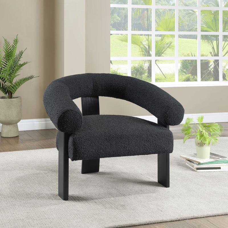 Winston - Accent Chair With Black Legs