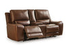 DeepWakes - Power Reclining Loveseat / Console / Adjustable Headrest