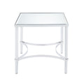 Petunia - End Table - Chrome & Mirror