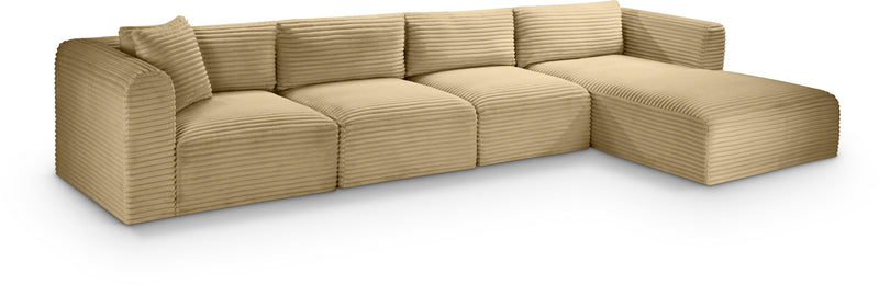 Shaggy - 4 Piece Modular Sectional