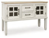 Shaybrock - Dining Room Server - Antique White / Brown