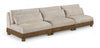 Turin - Fabric Upholstered Modular Sectional - Taupe