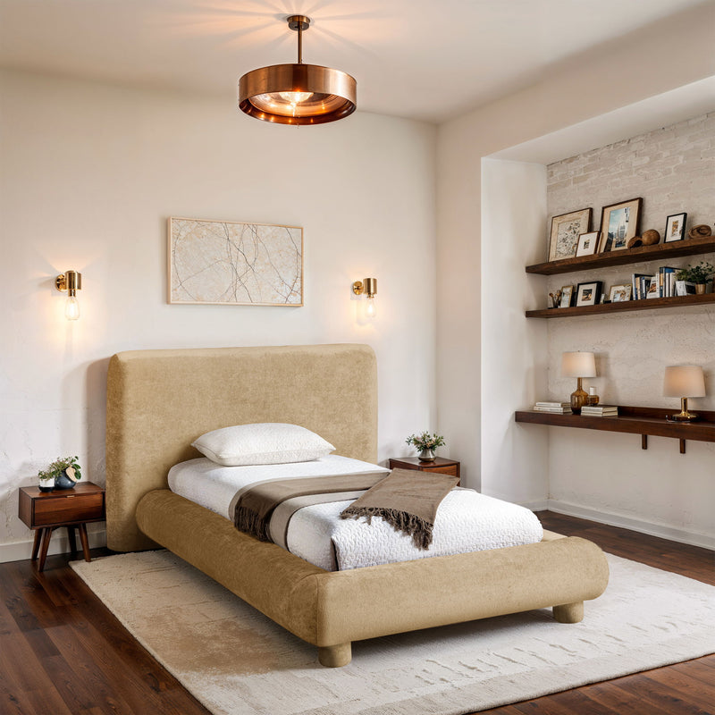 Blair - Chenille Upholstered Bed