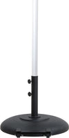 Fiji - Aluminum Patio Umbrella With Round Black And White Base