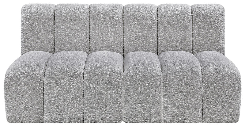 Arc - Boucle Fabric 2 Seats Modular Sofa