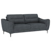 Nolan - 2 Piece Upholstered Sofa Set - Charcoal