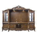 Latisha - Entertainment Center - Antique Oak Finish