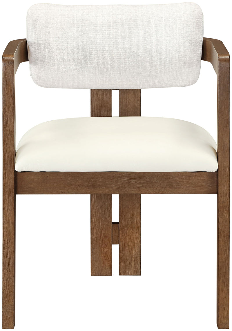 Ravina - Upholstered Dining Chair With Stained Brown Base (Set of 2)